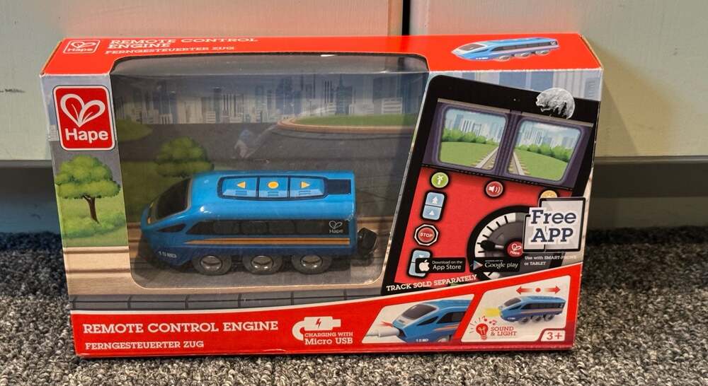 Hape Remote Control Engine Toy Train